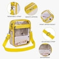 thumbnail image 5 of HLJDBB Clear Purse Stadium Clear Messenger Bag Stadium Approved for Men and Women Clear CrossBody Bag, 5 of 10