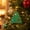💖 Multicolor_Base#174, variant on Mini Christmas Tree Ornament Hanging Decoration Cute Polyester Holiday Pendant for Window Home Wreath Decor