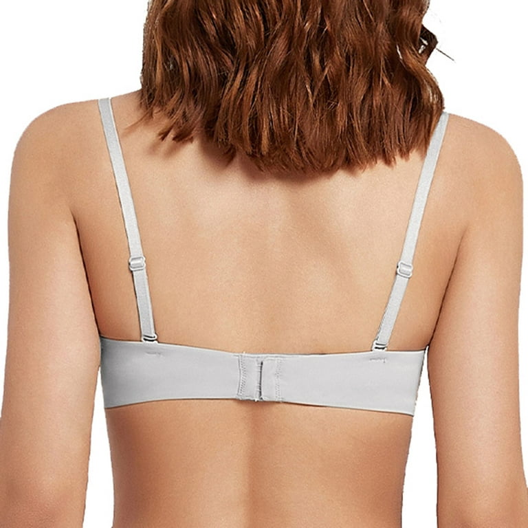 PMUYBHF Long Line Bras Women Women's T Shirt Bra with Push up Padded  Bralette Bra without underwire Seamless Comfortable Soft Cup Bra Padded  Sports