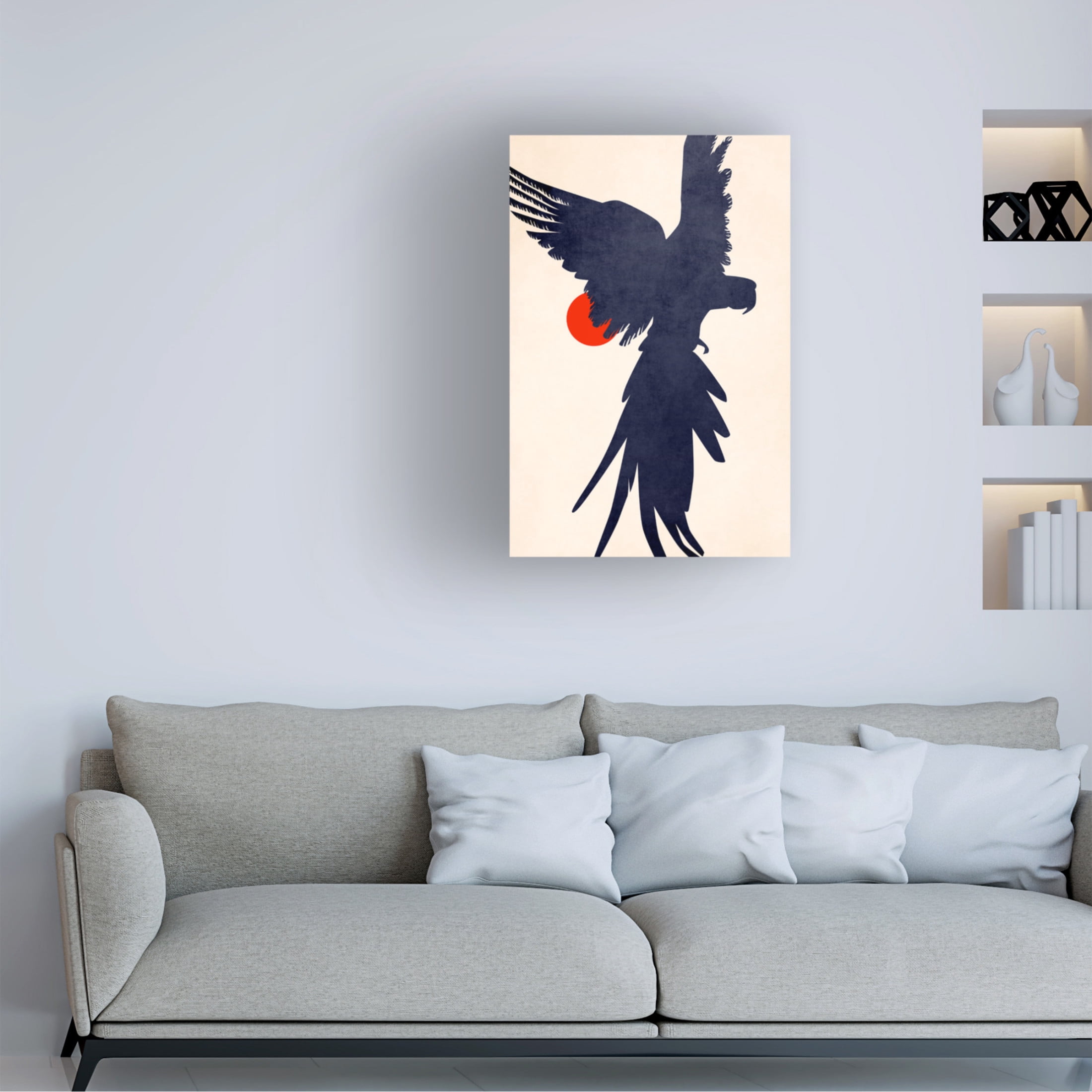 Trademark Fine Art Kubistika Parrot Canvas Wall Art