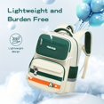 thumbnail image 3 of Mok Kids' Large Capacity Backpack - Waterproof, Lightweight With Adjustable Straps & Multiple Compartments For School And Travel, 3 of 5