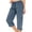09-Royal Blue, variant on Capri Pants for Women Summer Quick Dry Lightweight Cargo Capris with Pockets Drawstring Cargo Pant Outdoor Golf Hiking Summer Outfits 01-Black L