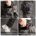 thumbnail image 3 of Lerpwige Cooling Pants Air Conditioned Clothes for w/ 2 Fans for Men for Sun for Protecti, 3 of 17