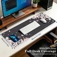 thumbnail image 3 of Brecoy Extended Large Gaming Mouse Pad, 31.5" x 11.8" Desk Mat with Stitched Edges, Waterproof Non-Slip Rubber Base, Desk Protection for Home Office & Gaming, 3 of 7