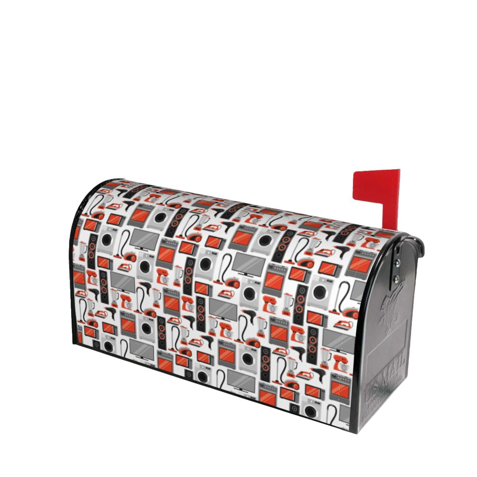 Xecao Modern Life for Mailbox Cover with Magnetic Strips, Waterproof and Sunscreen, Adds a Decorative Touch to Your Garden Yard.