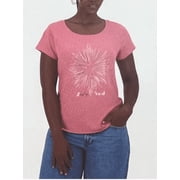Lucky Brand Women's Short Sleeve Graphic Tee, Rose, Small