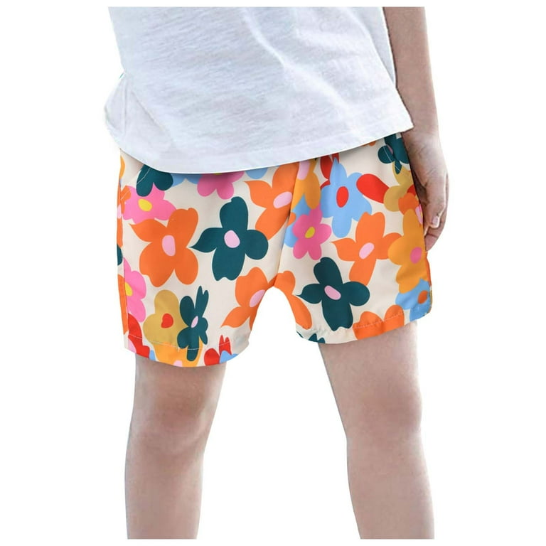 ホット商品 Child Summer Shorts Printing Floral Style Casual Girls Boys Boys