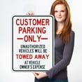 thumbnail image 2 of Customer Parking Only Sign,, 2 of 5