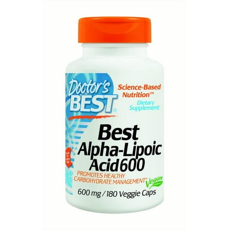 Doctor's Best Acide alpha-lipoïque 600 mg, 180 Ct