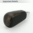 thumbnail image 4 of Pomo de cambio de marcha automático Unique Bargains para Toyota Land Cruiser 2003-2021 de plástico y cuero sintético, 4 of 7