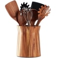 thumbnail image 1 of Soporte para utensilios LOHONER, madera de acacia con rotación de 360°, 1 of 6