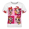 thumbnail image 4 of The Powerpuff Girls Kids Short Sleeve Tee Shirt Novelty Crewneck T-Shirts Unisex Summer Blouse Tops for Boys Girls 110CM, 4 of 8
