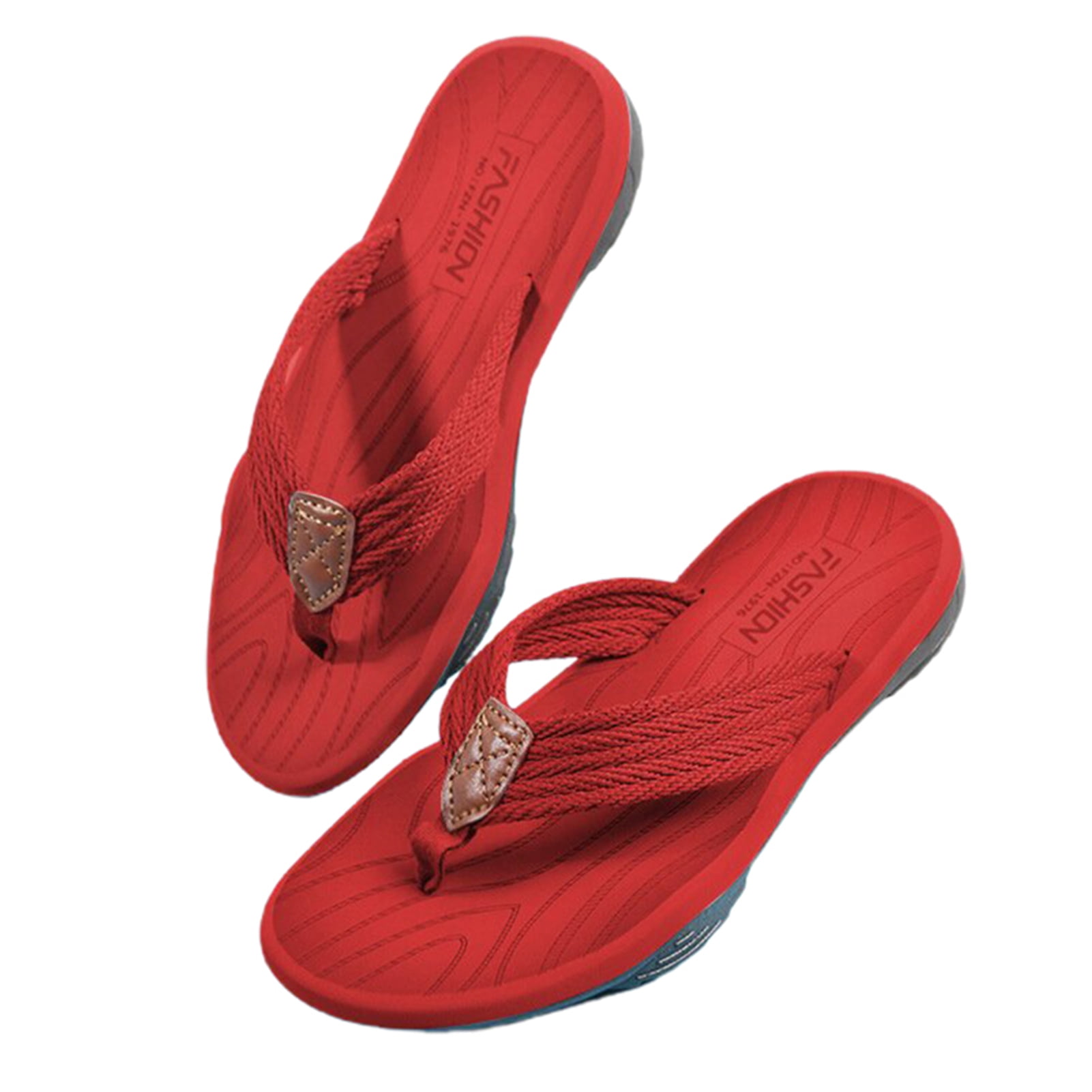 ergens Bungalow Succesvol Men\'s Flip Flops Summer Surf Beach Slippers Lightweight Comfortable  Non-Slip Shoes for Outdoor Travel New - Walmart.com