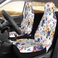 thumbnail image 2 of Pofeuu Lilies Flowers Print Automotive Car Seat Covers Flat Cloth Full Set Seat Covers,Car Seat Covers front seats for Cars Trucks and SUVs(Two packs), 2 of 7