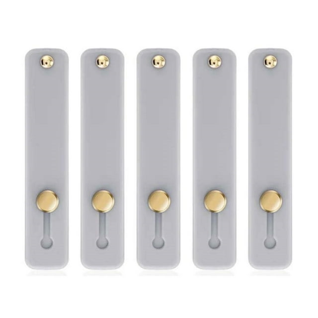 5 Pack Phone Grip Stands - Self Stick Finger Holder Ring for Mobile Case, Hands-Free Lazy Bracket Bundle