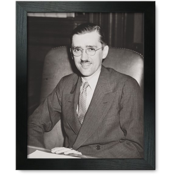 Framed Print: Wayne Coy - Special Assistant And Liaison Officer Of The White
