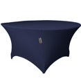thumbnail image 1 of TCSpandex72Rx30H-NavyX72 Round Spandex Tablecloth, Navy - 72 x 30 in., 1 of 1