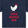 thumbnail image 3 of Instant Message - Free Range Kid Chicken  - Toddler And Youth Short Sleeve Graphic T-Shirt, 3 of 6