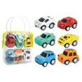 thumbnail image 4 of S-596 Childrens Pull Back Sports Car Set Mini Inertia Rebound Toy Handbag Vehicles Gift Play Random Car Zipper, 4 of 9
