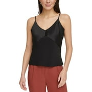 DKNY Womens Mixed Media Cami