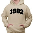 thumbnail image 2 of 1982 College Style Hoodie Sweatshirt Unisex 4X-Large Sand, 2 of 5