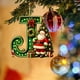 thumbnail image 2 of Fiudx Adornos Navideños con Letras, Colgante Acrílico Personalizado, Diseño Diy, Resistentes y Ligeros, Decoración para Árbol de Navidad, Ideal para Fiestas En Casa o En La Oficina, Tamaño 8 Cm., 2 of 4