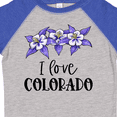 thumbnail image 4 of Inktastic I Love Colorado Columbine Flowers Boys or Girls Toddler T-Shirt, 4 of 5