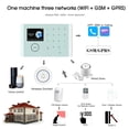 thumbnail image 3 of Alarm CS118 WiFi+GSM+GPRS 3 IN 1 Network Intelligent Home Alarm System Tuya APP Remote Control 433MHz Home Secure Door Bell Smart Alertor Compatible with  Alexa Voice Control, 3 of 7