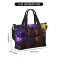 thumbnail image 3 of Lsque Five Nights At Freddy'S Pattern Hand Travel Bag – Lightweight & Durable Oxford Luggage, Water-Repellent Carry-On with Multiple Compartments & Adjustable Strap, 3 of 8
