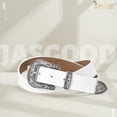 thumbnail image 5 of Women Leather Belts Ladies Vintage Western Design Black Waist Belt for Pants Jeans Dresses, 5 of 9
