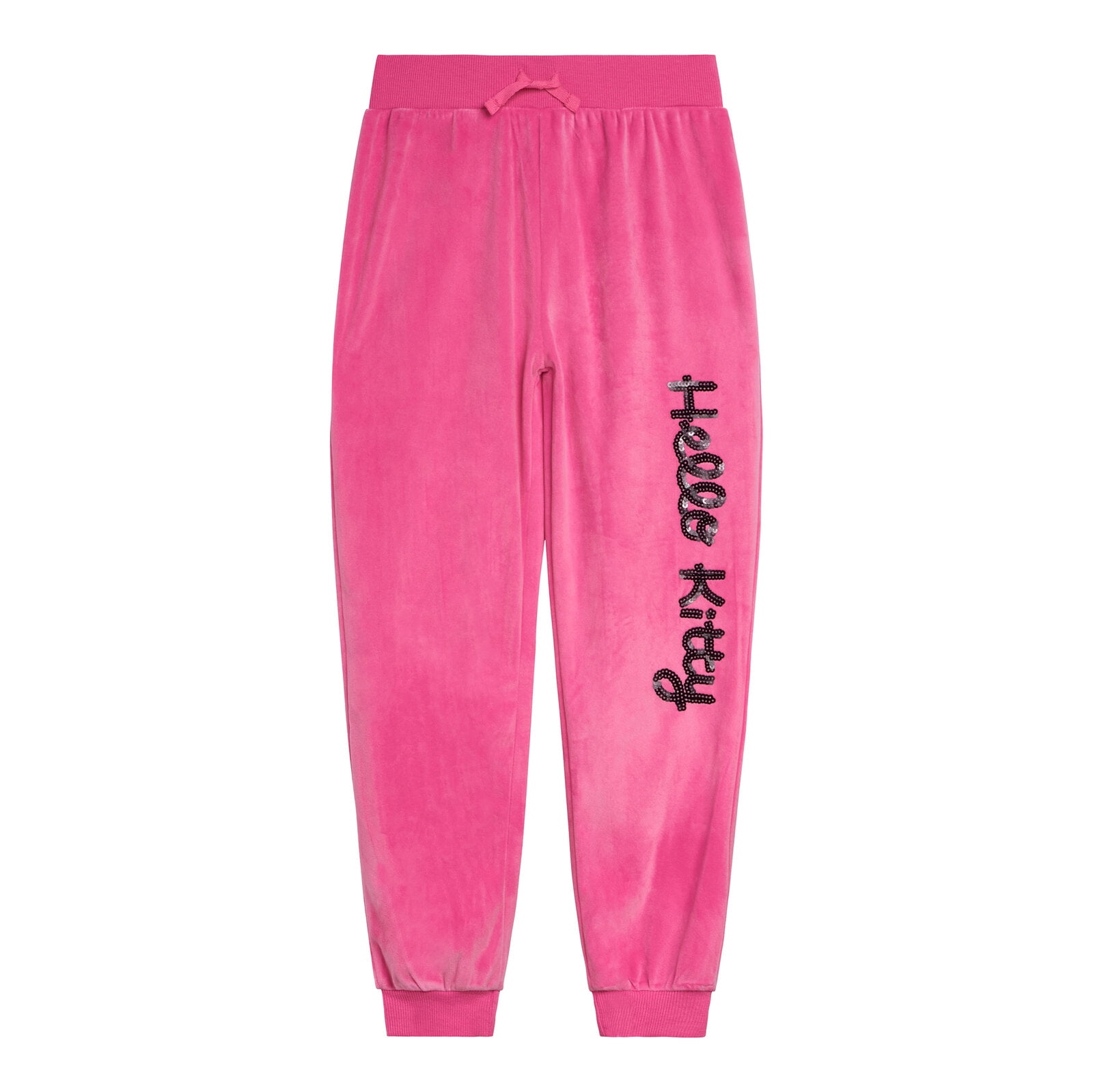 Hello Kitty Velour Drop Shoulder Sweatshirt and Jogger Pants