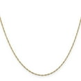 thumbnail image 2 of Diamond2Deal 10K Yellow Gold 1mm Singapore Chain Necklace for Women 20", 2 of 5