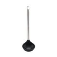 thumbnail image 1 of Cooking Utensils Silver Silicone Head with Stainless Steel Plated Handle for Soup Durable Dishwasher Safe Kitchen Tool for Cooking and Serving, 1 of 5