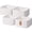 White, variant on Natubeau 4 Pack Shallow Cotton Rope Storage Baskets for Shelves 10.5" x 10.5" x 5.5", Foldable Cube Storage Bins Organize Toys Snacks Diapers, Closet Bedroom Nursery Organizer, Brown