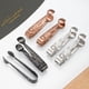 thumbnail image 3 of Pinza para hielo Cateissary de acero inoxidable plateado, 3 of 6