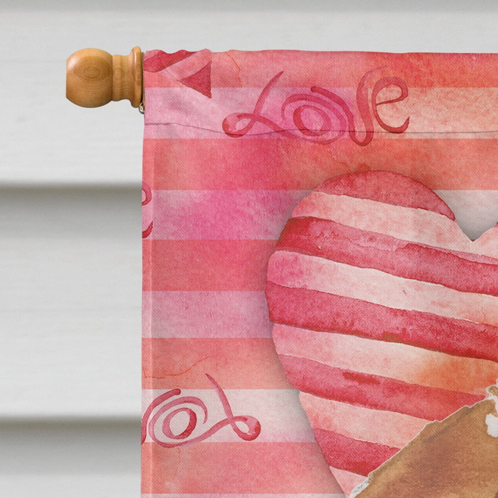 Beagle Love House Flag