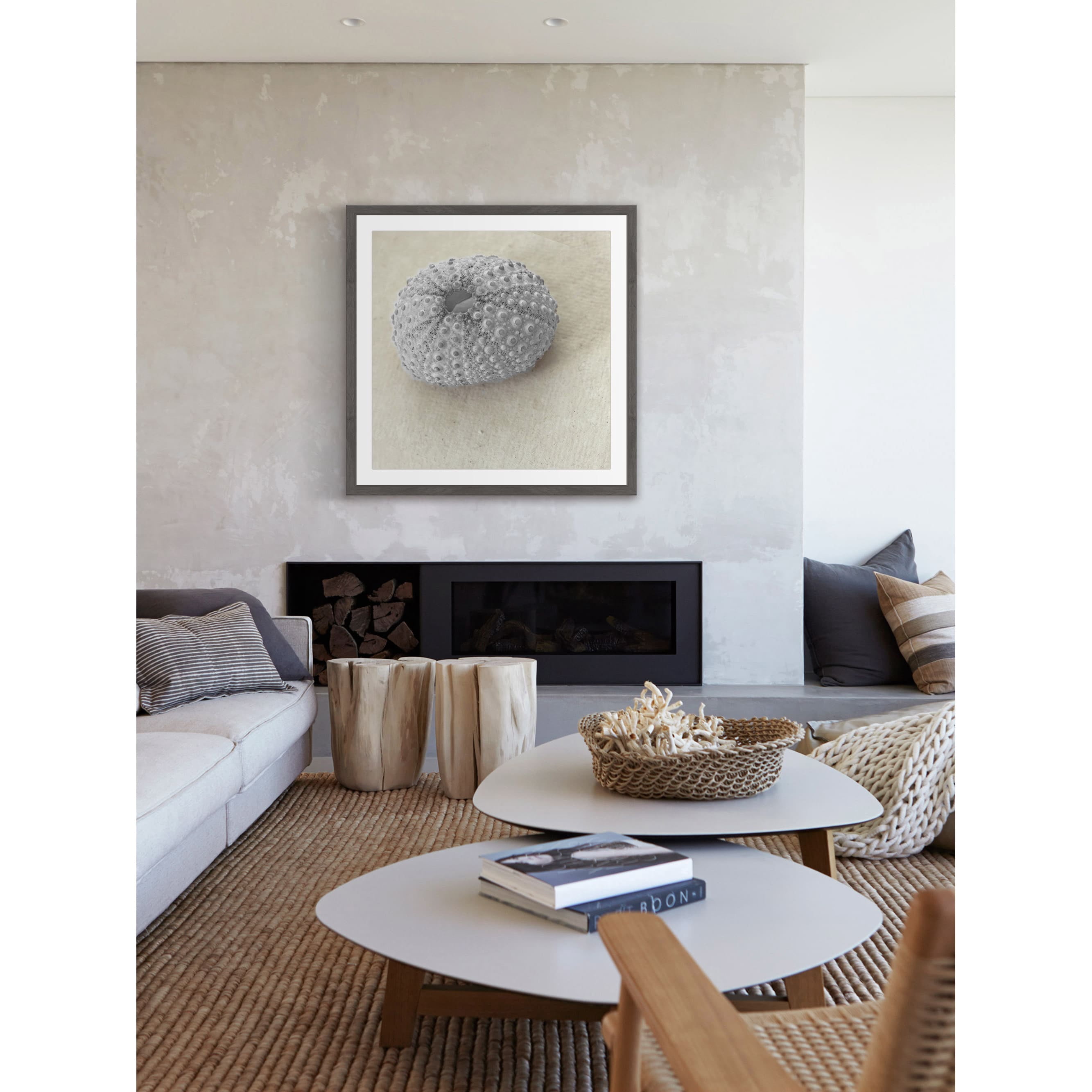"Shades of Grey" Framed Painting Print