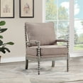 thumbnail image 2 of OSP Home Furnishings Abbott Chair in Dolphin Fabric with Brushed Grey Base K/D, 2 of 8
