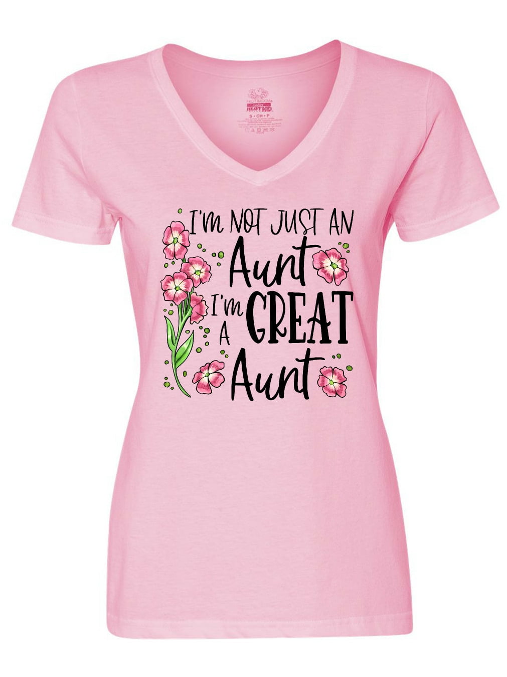 heroin archive murderer Inktastic I'm Not Just an Aunt, I'm a Great Aunt Flowers Women's V-Neck  T-Shirt - Walmart.com