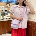 thumbnail image 4 of Bolso bandolera diario con lazo para mujer bolso sencillo con correa ajustable de gran capacidad, 4 of 9