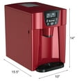 Costway 2 In 1 Portable Ice Maker Water Dispenser Countertop machine