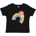 thumbnail image 3 of Inktastic Rainbow and Flowers Girls Baby T-Shirt, 3 of 5