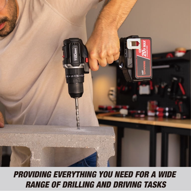 Hyper Tough 100-Piece Drill and Drive Tool Set in Click Fit Case