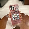 thumbnail image 1 of One Piece Anime Straw Hat Luffy Electroplating Fall Shockproof Case For iPhone 15 14 Plus 13 12 11 Pro X Xs Max Cover WK135, 1 of 1
