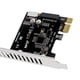 thumbnail image 2 of PC PCI-E a USB 3.0 PCIE Tarjeta controladora expansión Adaptador concentrador PCI 19 pines, 2 of 5