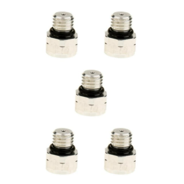 Justharion Premium Universal Car Air Conditioner Compressor Pressure Relief Valve Improved Cooling 5mmx19mm Style A 5Set