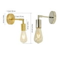 thumbnail image 4 of Advancent 2 pack/lote lámpara de pared vintage ajustable para dormitorio luz de pared Industrial ahorradora de energía fácil Iluminación y accesorios plata, 4 of 6