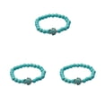 thumbnail image 3 of Guardurnaity de tortuga Cuentas de oración de piedra natural ajustable Accesorio de moda Piedras preciosas y cristales Pulseras de amistad Turquesa Type1 NO1 Guardurnaity CBP321969, 3 of 6
