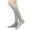 Light Gray, variant on Women's Knee High Trouser Socks Solid Color Plus Size Friendly Relaxed Fit Casual Socks Non Binding for Work Daily Walking, Red