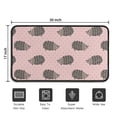 thumbnail image 5 of Pink Hedgehog Pattern Door Rugs,Washable Non Slip Door Mats Indoor,Decorative Door Mats,Entry Mat Indoor for Entrance,Bedroom,Kitchen,Bathroom,30"x17", 5 of 6